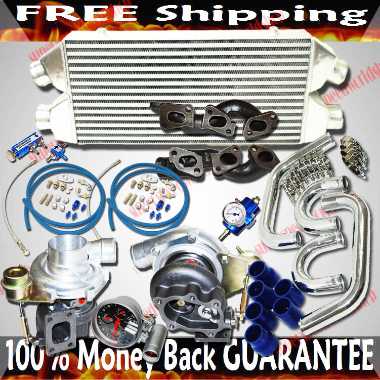 Turbo Kit TWIN GT28/30 Turbo for 90-96 Nissan 300ZX Turbo Coupe 2D 3.0L V6 DOHC