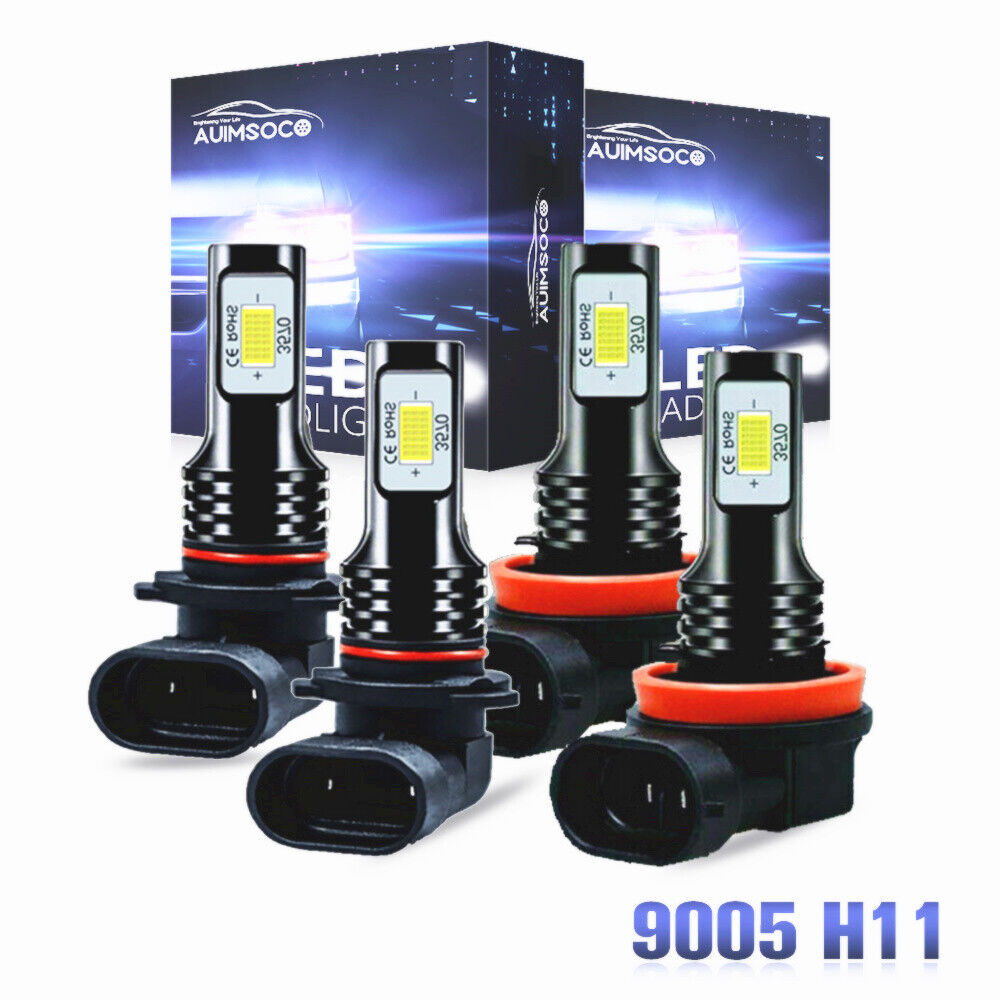 For Chevy Silverado 1500 2500HD 2007-2015 6000K LED Headlights Lights Bulbs Kit