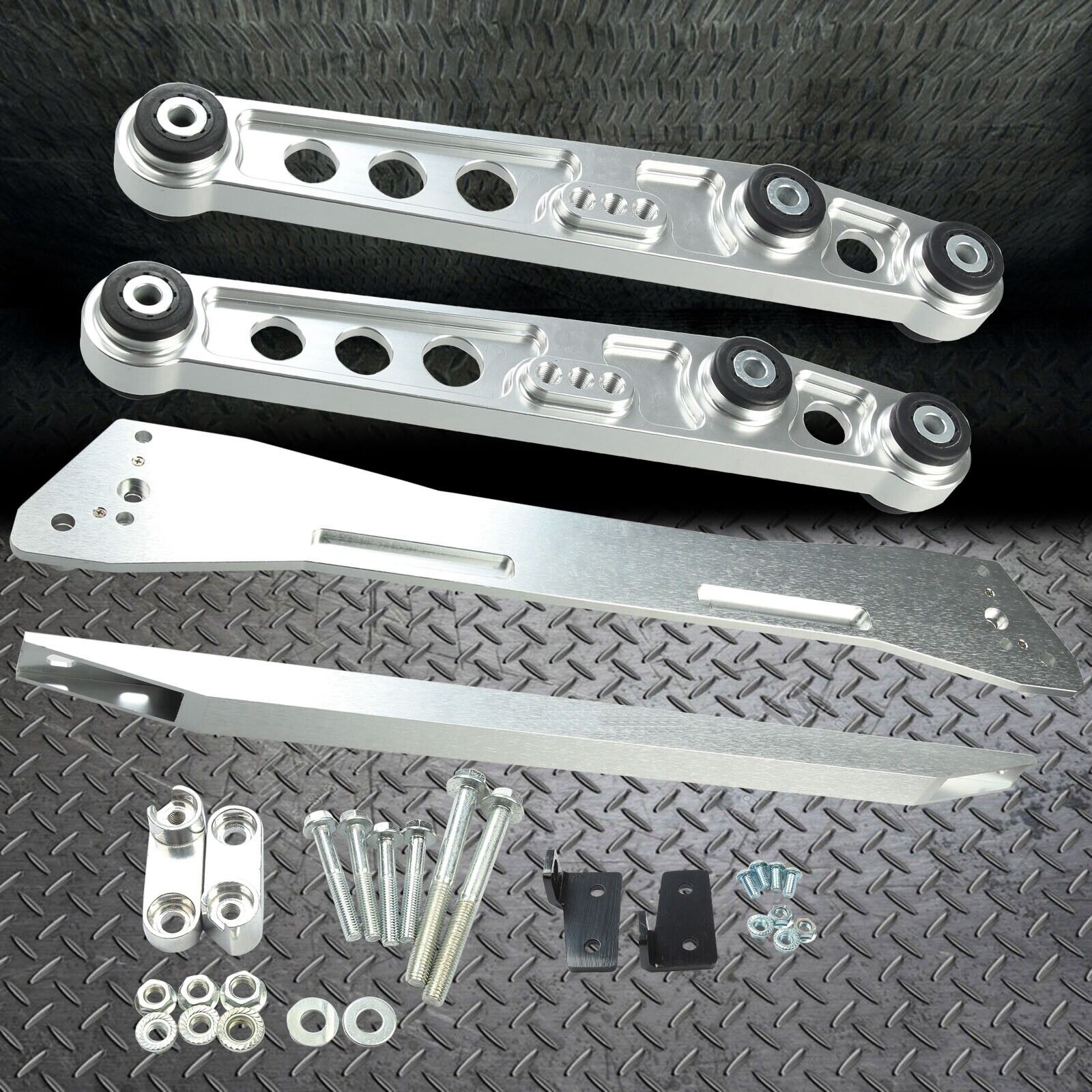 Rear Lower Control Arm Subframe Brace Tie Bar For Honda Civic 92-95 Siliver SL