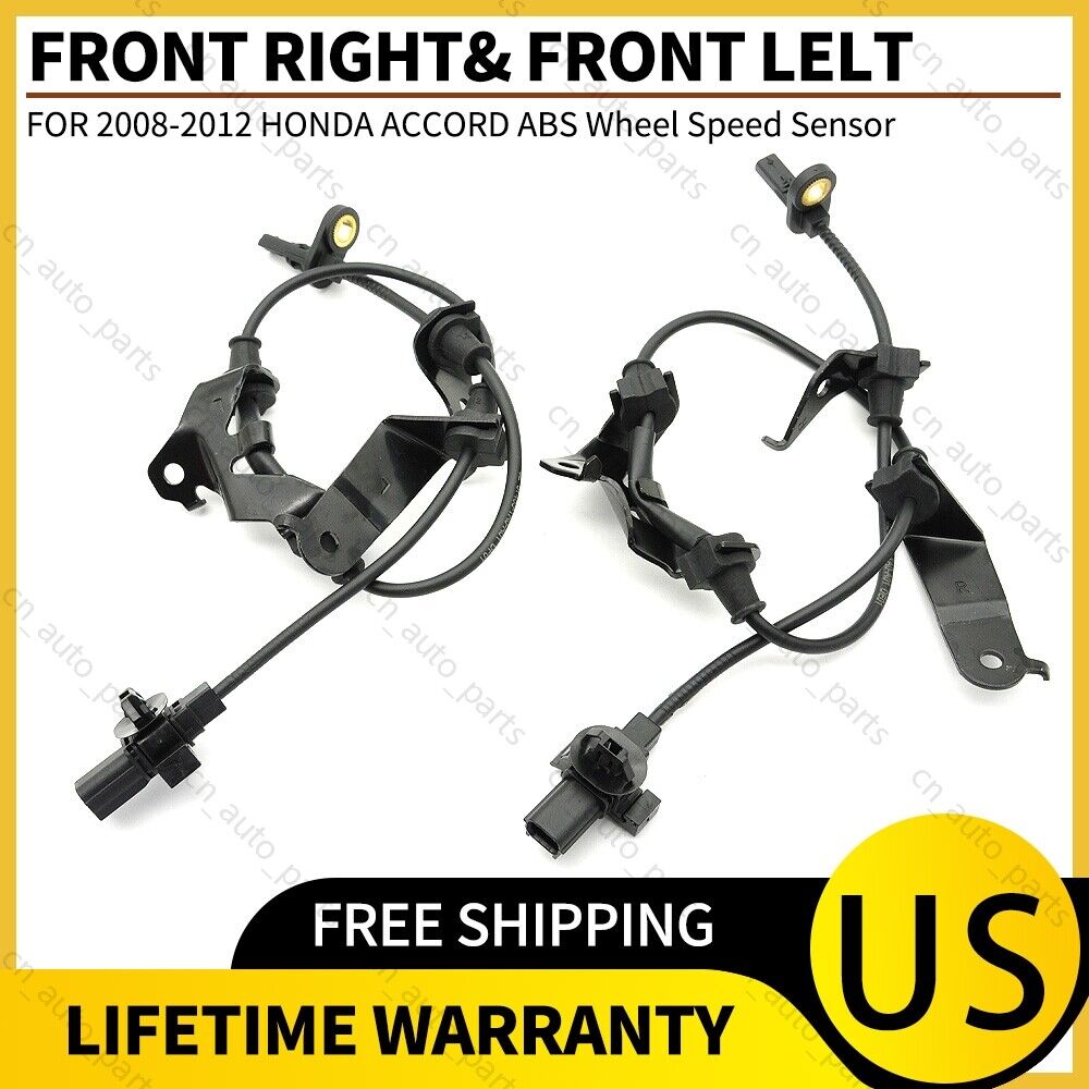 2 ABS Wheel Speed Sensor Front Left & Right Fit For HONDA ACCORD 2008 2009-2012