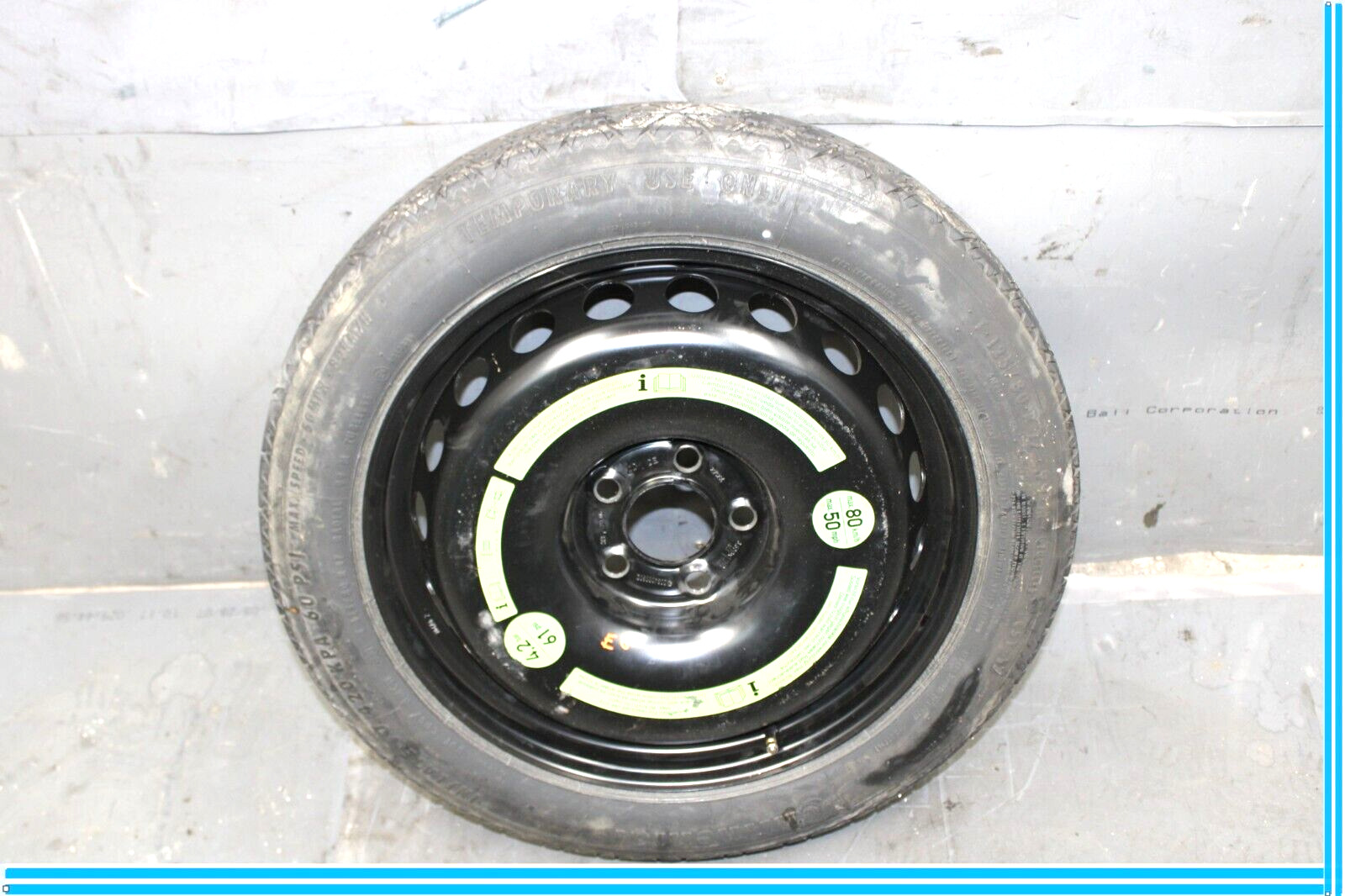 01-09 Mercedes CLK550 W209 Emergency Spare Tire Wheel Rim 17\