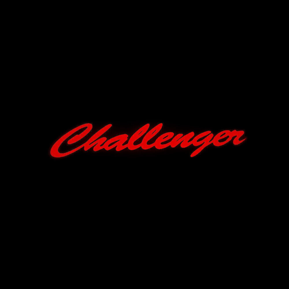 2x Dodge Challenger LED Ghost Laser Projector Door Light For Dodge Challenger