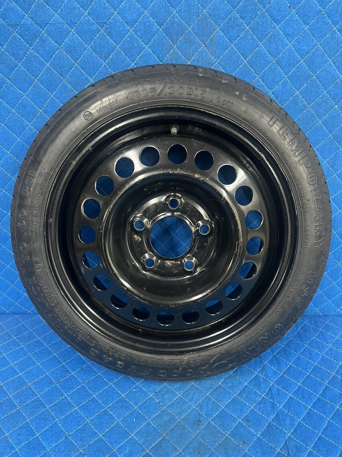 1997-2005 Buick Century Compact Spare Tire Wheel 15x4 T125/70D15 OEM-5