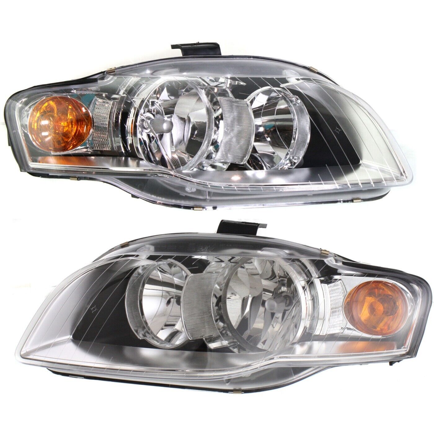 Halogen Headlight Set Left and Right For Audi B7 Body 2005-2009 A4 Quattro A4