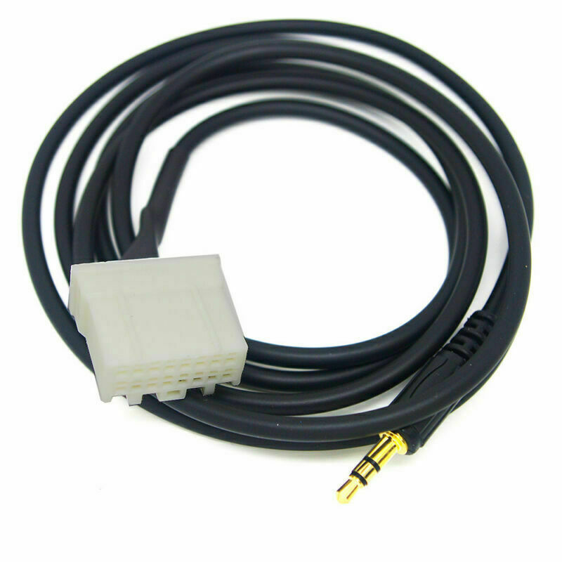 Audio Adapter AUX Cable for Mazda 2 3 5 6 CX-7 CX-9 RX-8 MX-5 Miata 2006+ 3.5mm