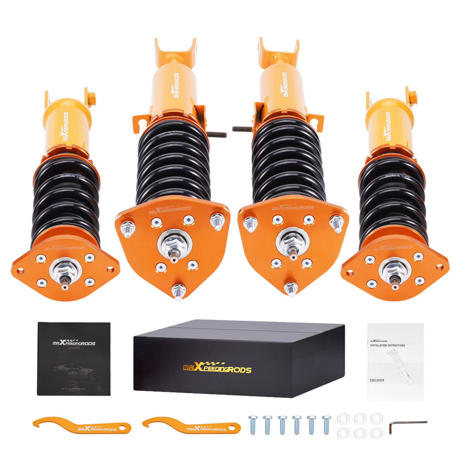 24 Click Damper Coilovers for Nissan 350Z 03-08 Infiniti G35 Coupe Sedan 03-06