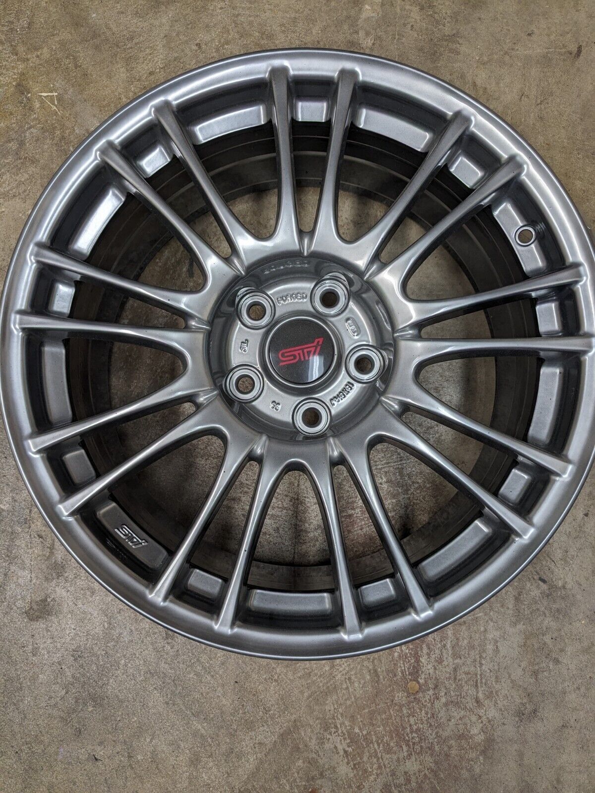 Subaru Impreza WRX STI Forged Aluminum Wheel 18 8.5J +55  No Tires