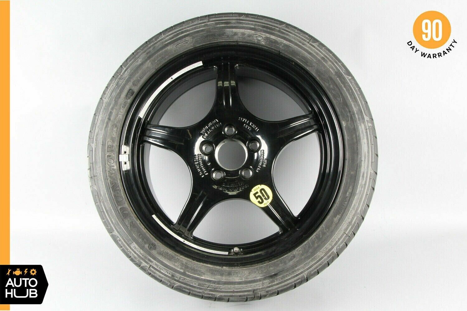 00-06 Mercedes W215 CL500 S430 Emergency Spare Tire Wheel Donut Rim 245 / 45 18\