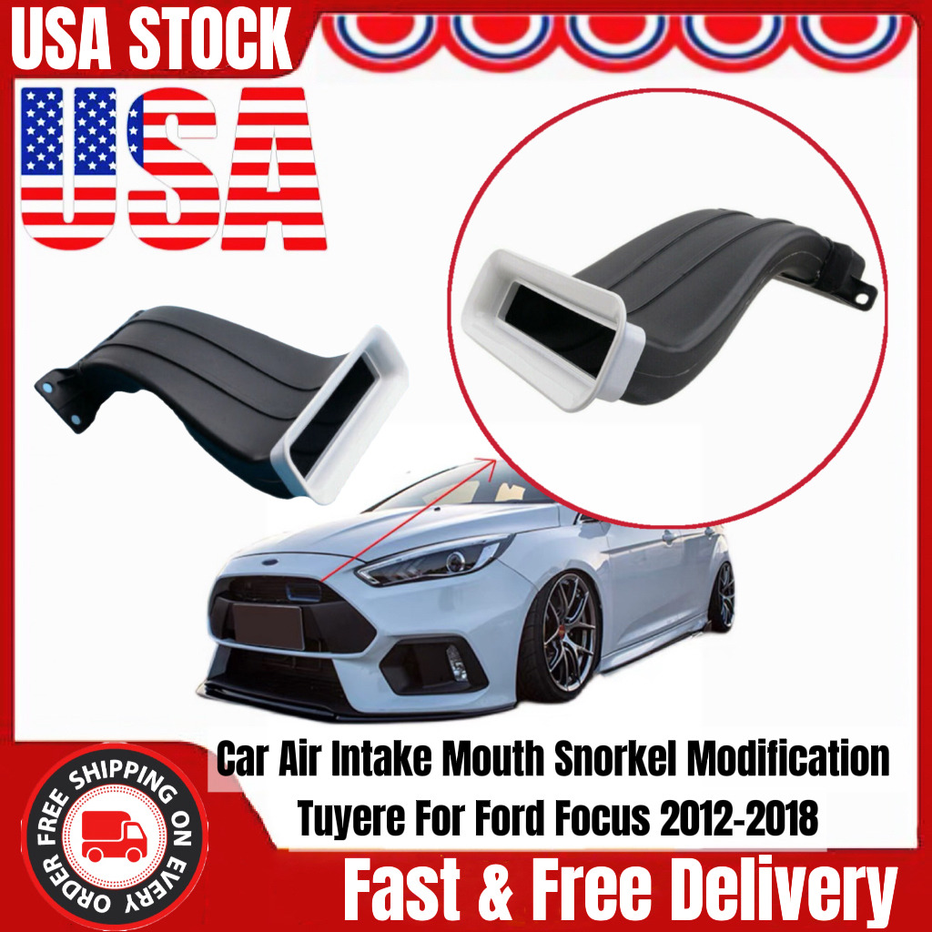 For Ford Focus 2012-2018 ABS Car Air Intake Mouth Snorkel Modification Tuyere US