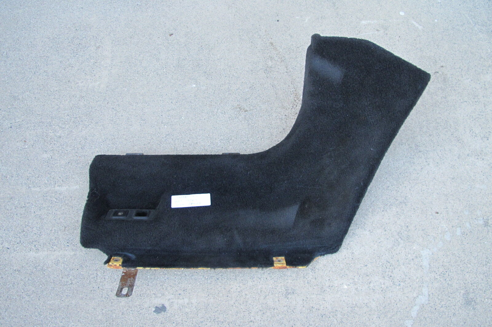 Used Ferrari 612 Scaglietti OEM Left Front Kick Foot Panel 67432400 Black