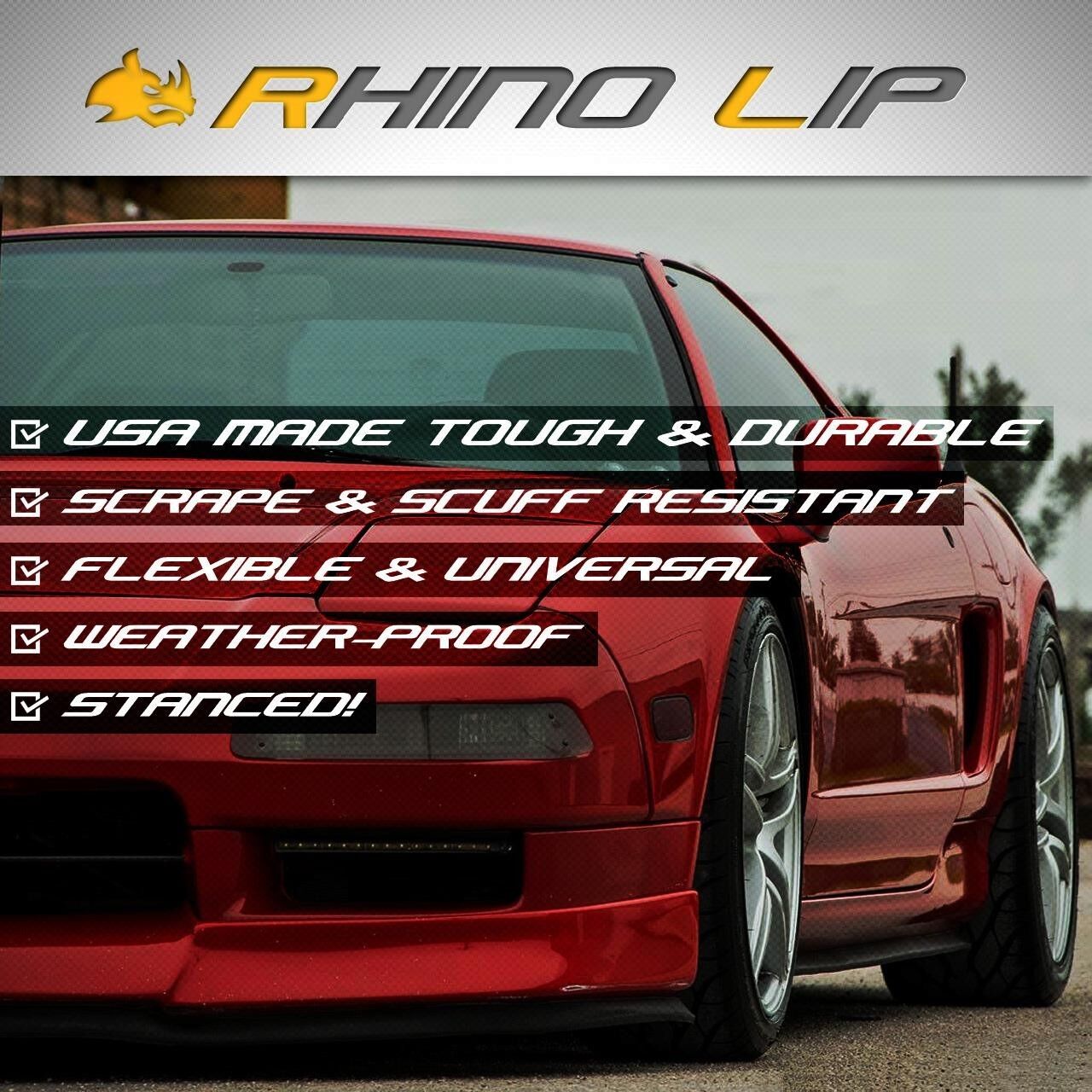 SSC Ultimate-Aero Ultimate Aero-XT Tuatara GT RhinoLip® Rubber Flexible Chin Lip