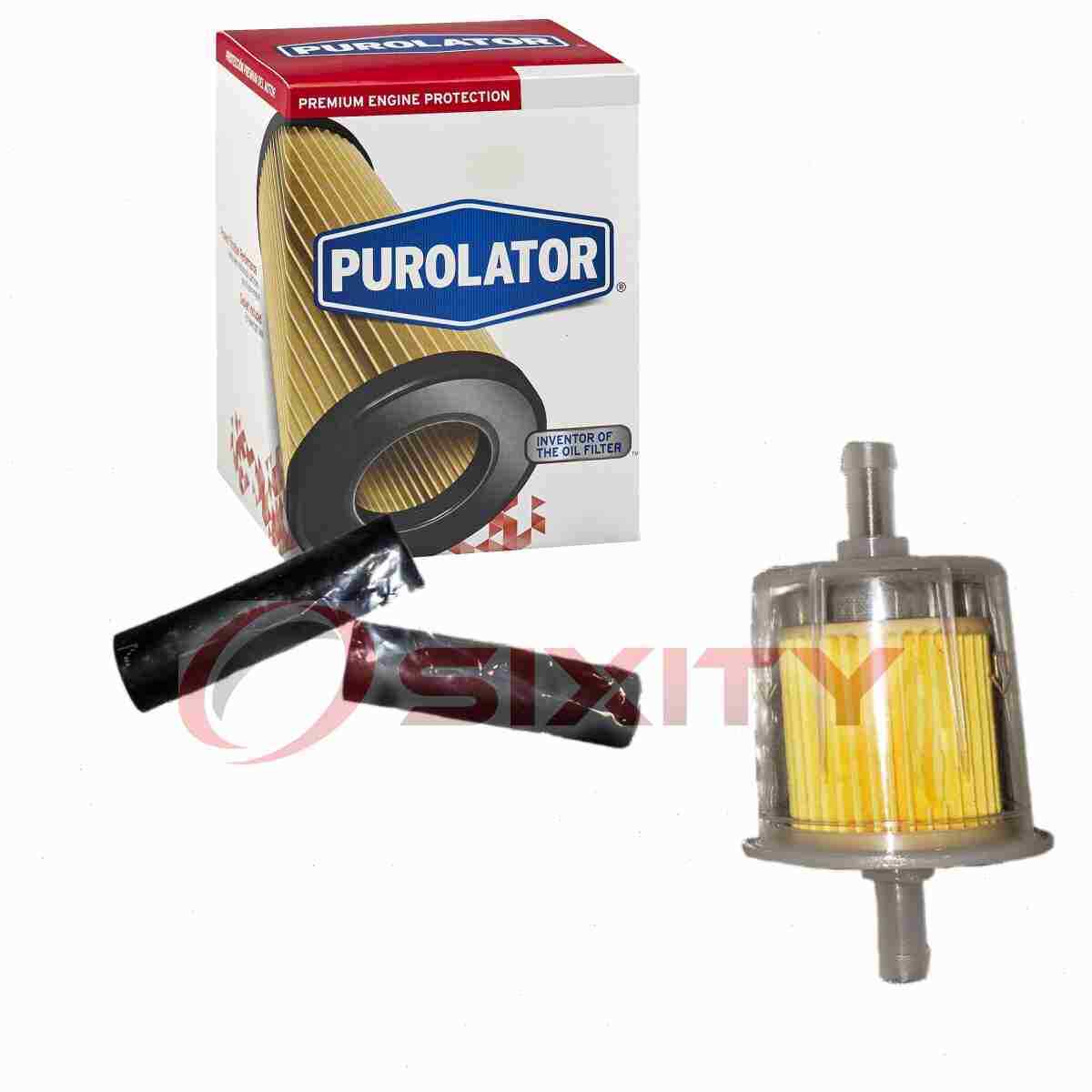 Purolator Fuel Filter for 1964-1969 Pontiac Beaumont Gas Pump Line Air sf