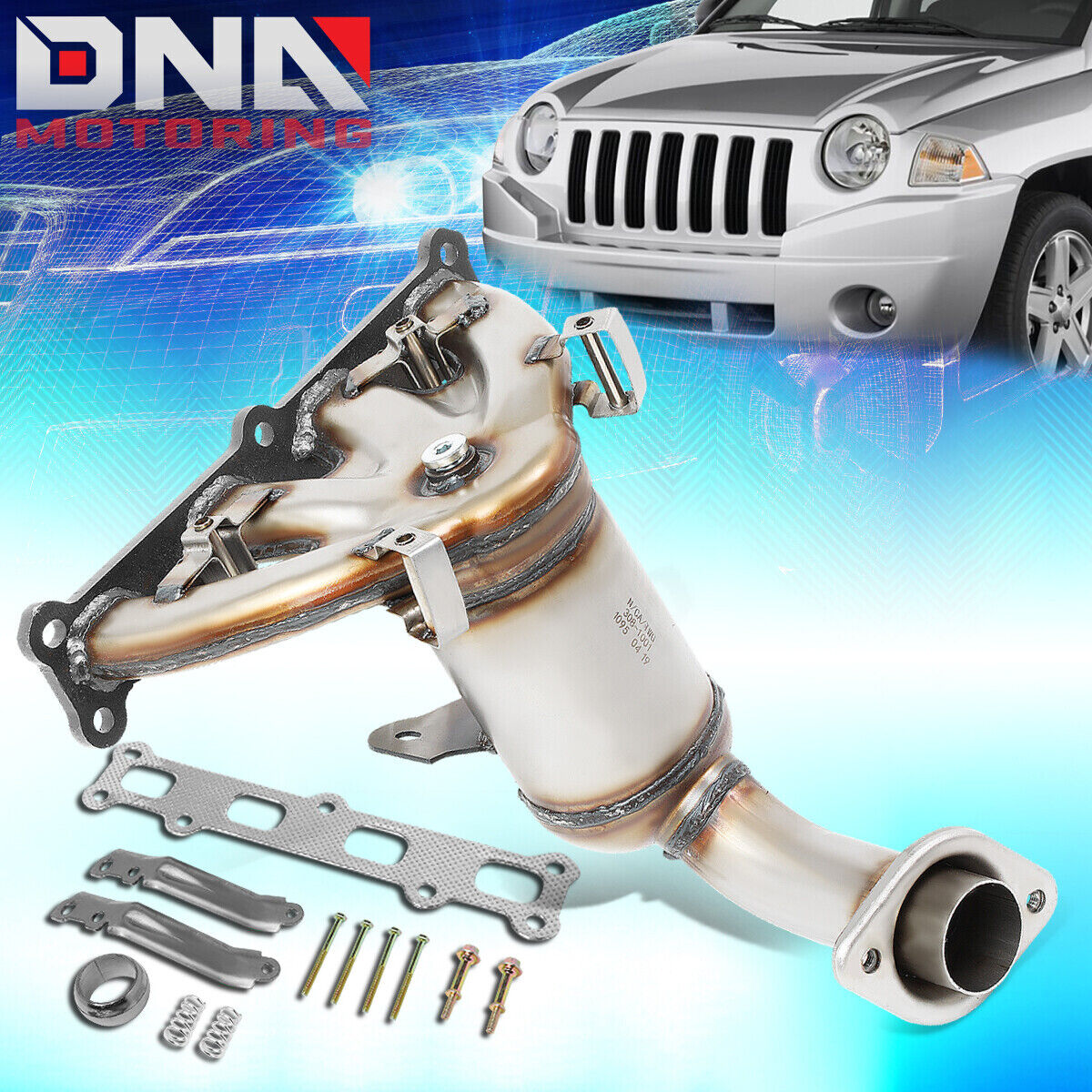 FOR 2007-2017 JEEP COMPASS PATRIOT 2.4L 4WD CATALYTIC CONVERTER EXHAUST MANIFOLD