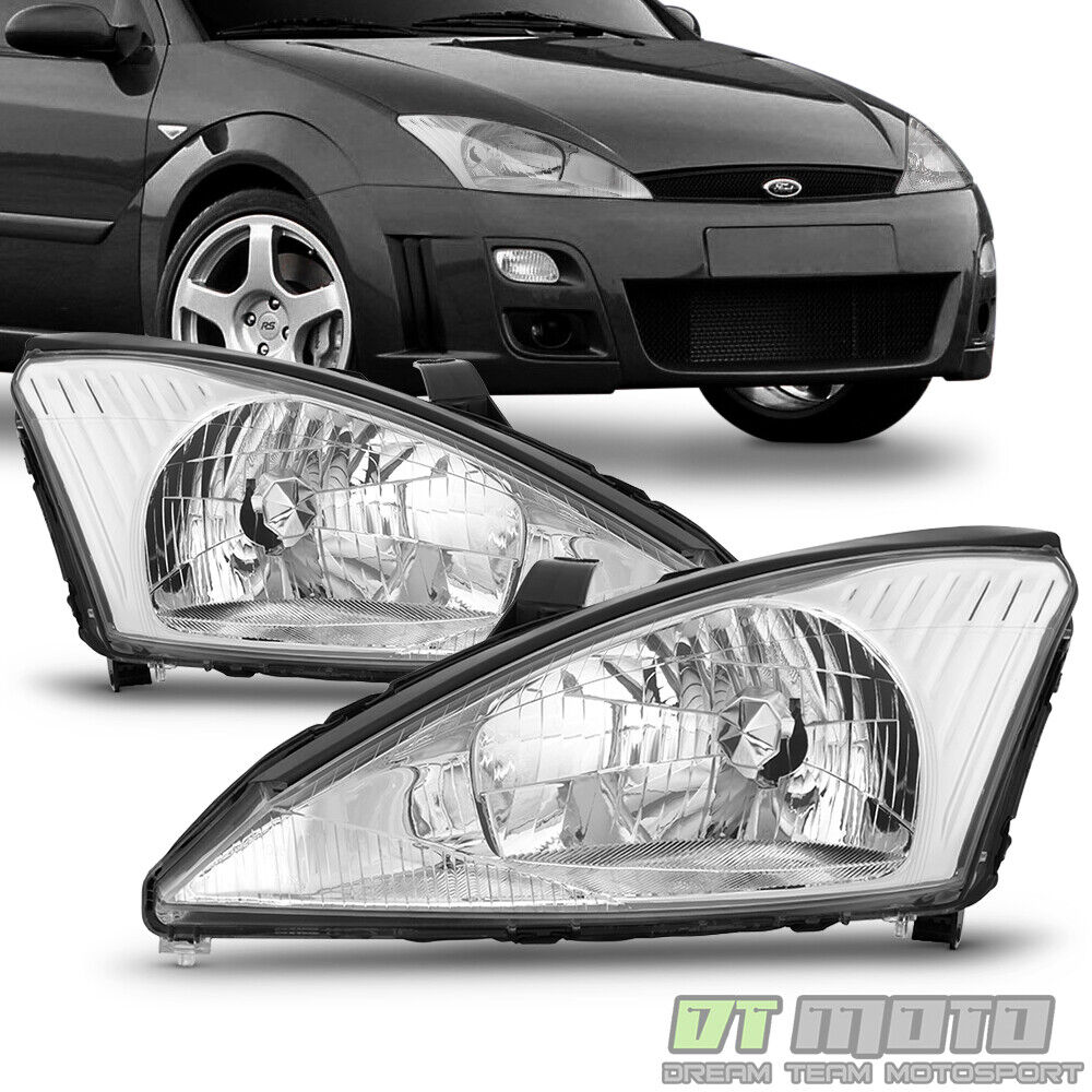 2000-2004 Ford Focus Headlamps Headlights Replacement 00 01 02 03 04 Left+Right