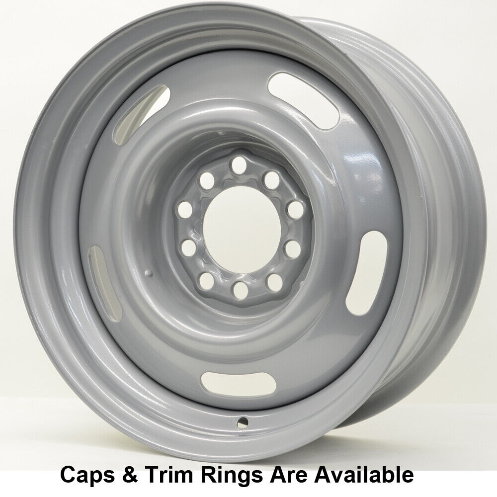 VISION 55 Rally 15X5 5X114.3/5X120.65 Offset 6 Silver Painted (Quantity of 1)