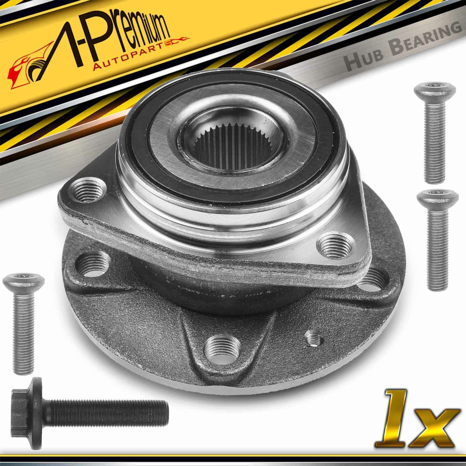 Wheel Hub Bearing Assembly Front Left or Right for Audi A3 S3 Volkswagen Golf R