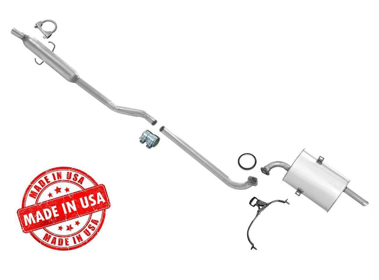 Middle Resonator and Muffler With Hanger for Toyota Corolla 1.8L 1998-2002