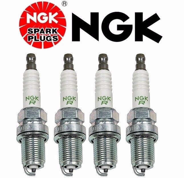 4-New NGK V-Power Copper Spark Plugs BKR6E-11 #2756 Made in Japan