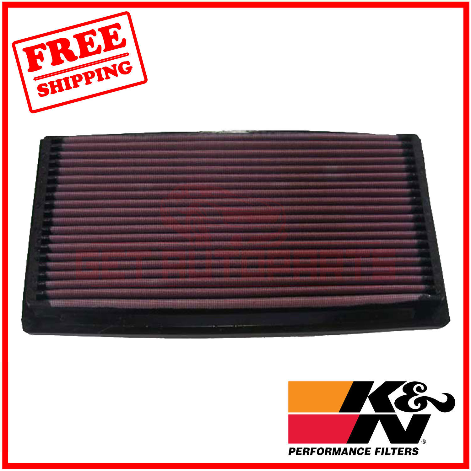 K&N Replacement Air Filter for Ford Bronco II 1988-1990