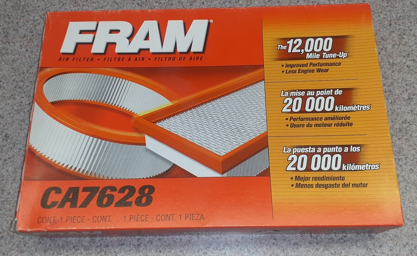 Fram CA7628 Air Filter        Mercury Villager Nissan Quest