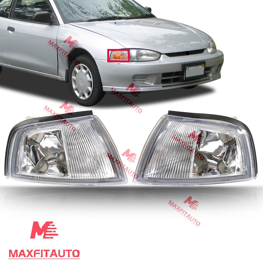 For 1997-2002 Mitsubishi Mirage 2Dr Coupe Corner Signal Lamps Set 2PCS