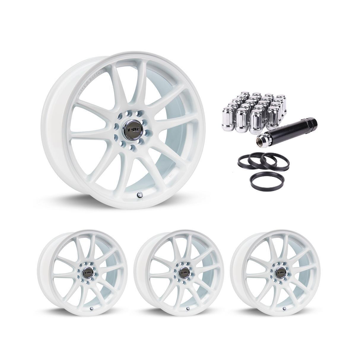 Wheel Rims Set with Chrome Lug Nuts Kit for 92-98 Buick Skylark P813367 17 inch