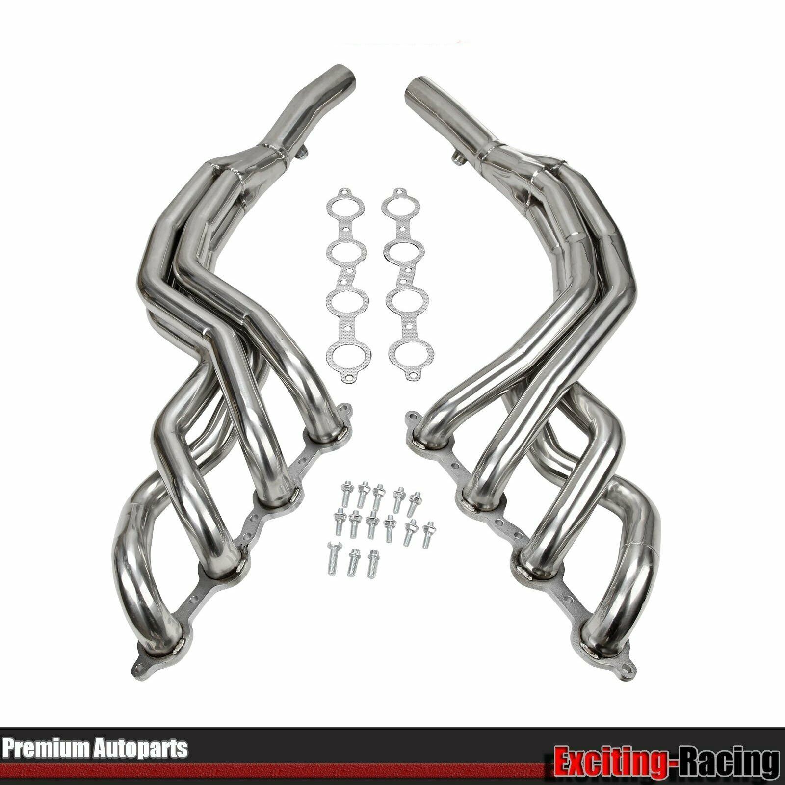 For Chevy Camaro SS 6.2L V8 Stainless Long Tube Headers Manifolds 2010-2015