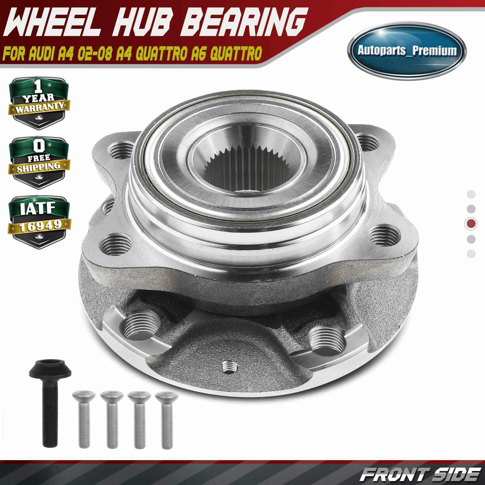 Front Side Wheel Hub Bearing Assembly for Audi A4 02-08 A4 Quattro A6 A6 Quattro