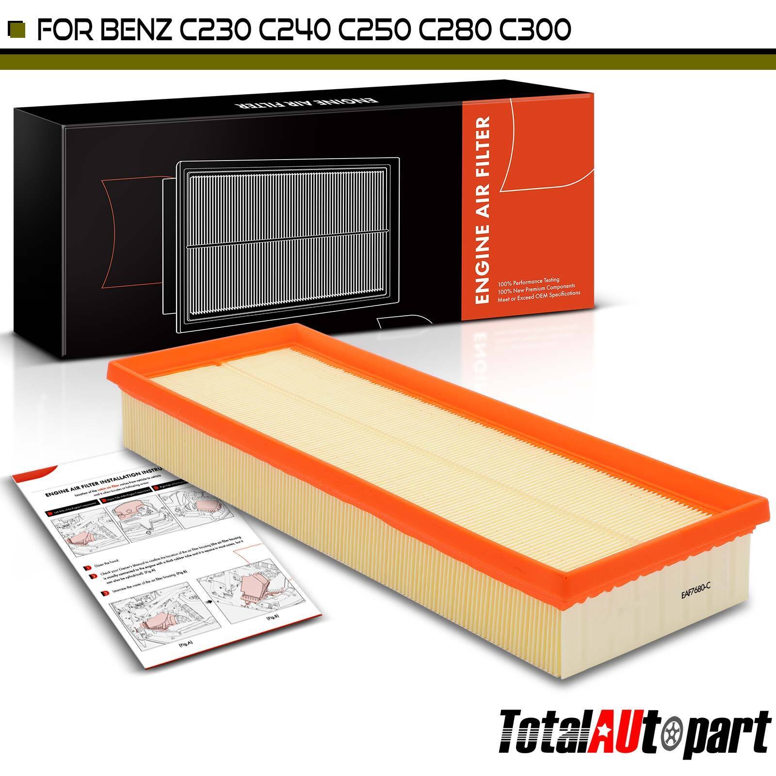 Engine Air Filter with Flexible Panel for Mercedes-Benz C230 C32 AMG CLK320 E350