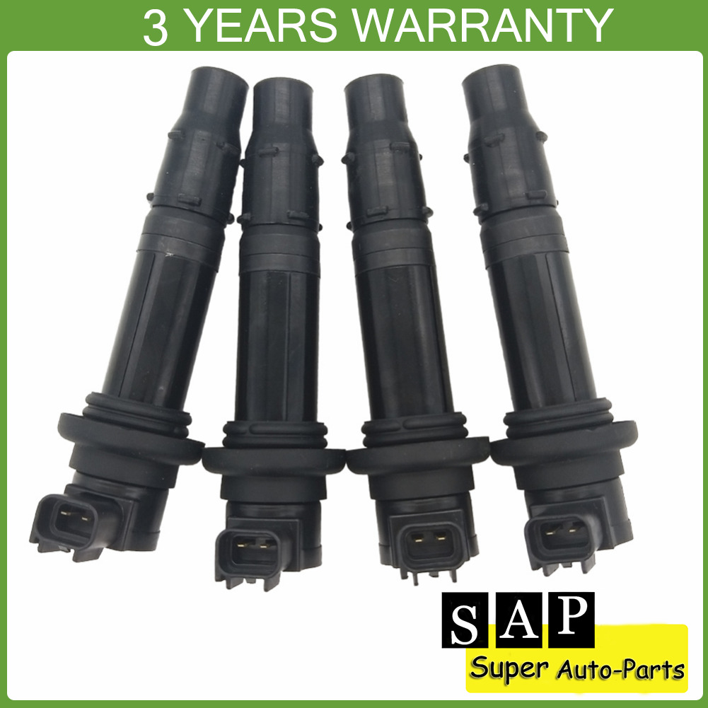 Set of 4 Ignition Coil for Yamaha FZ1 V-MAX 1700 YZF-R1 YZF-R6 5VY-82310-00-00