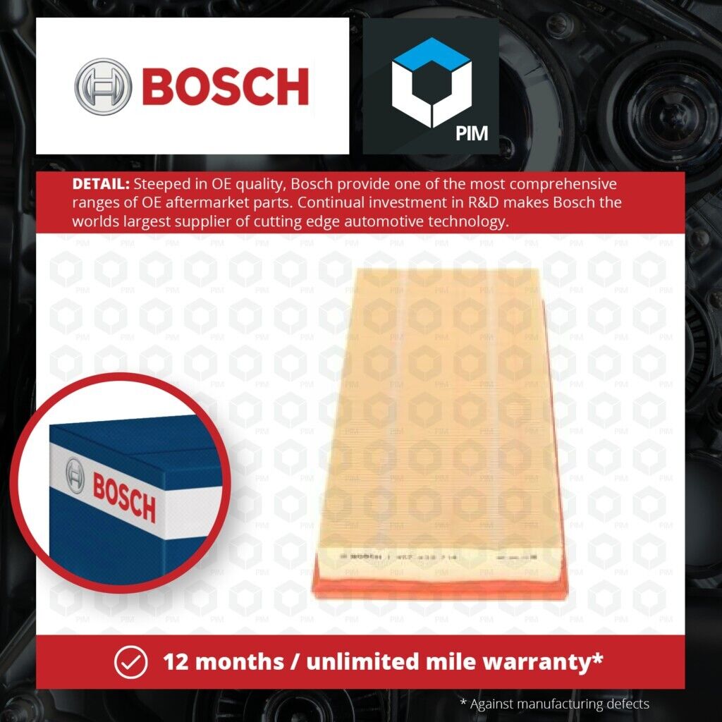 Air Filter fits SEAT LEON 1M1 1.6 1.8 2.8 1.9D 99 to 06 Bosch 1J0129620 Quality