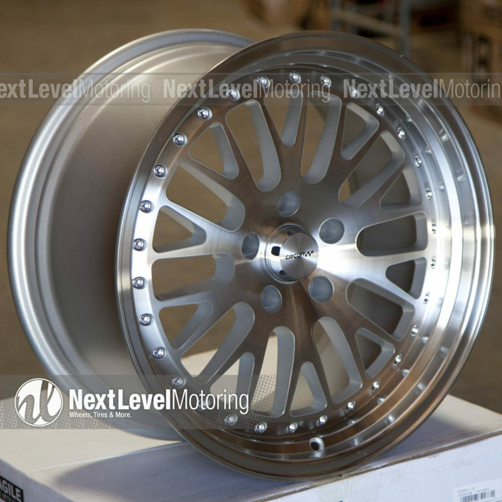 (1) Circuit Performance CP21 18x9.5 5-114.3 +20 Machined Silver Wheel Fit 350Z