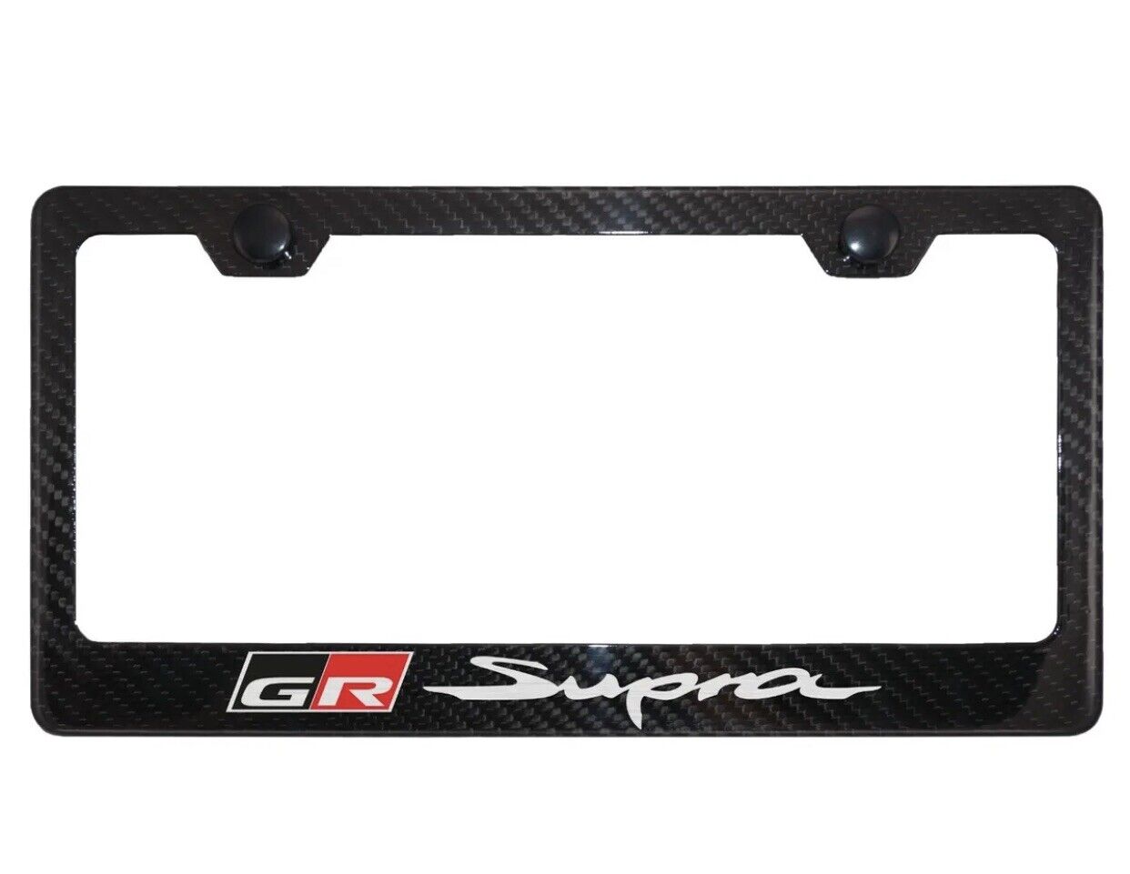 Toyota GR Supra Carbon Fiber License Plate Frame