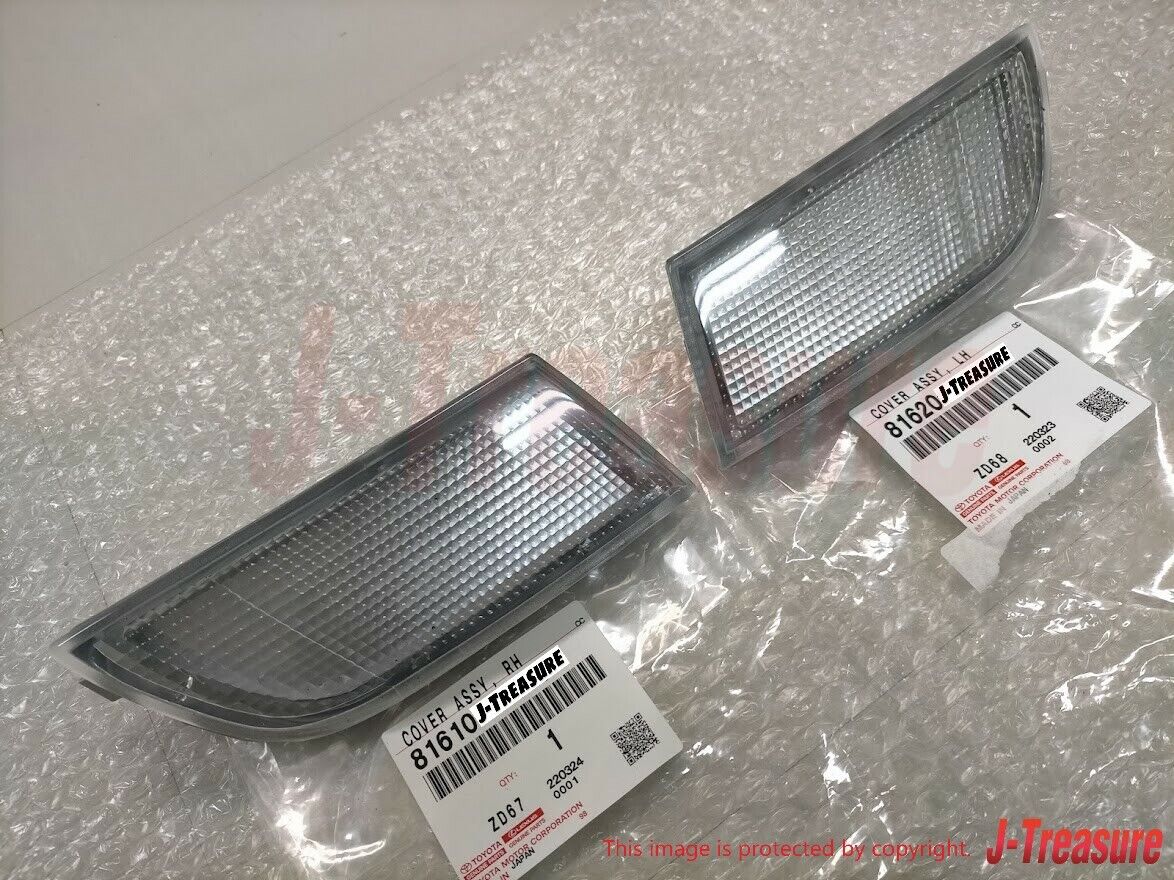 TOYOTA MR2 SW20 SW20L Genuine Front Clearance Lamp Right & Left Clear Lens OEM