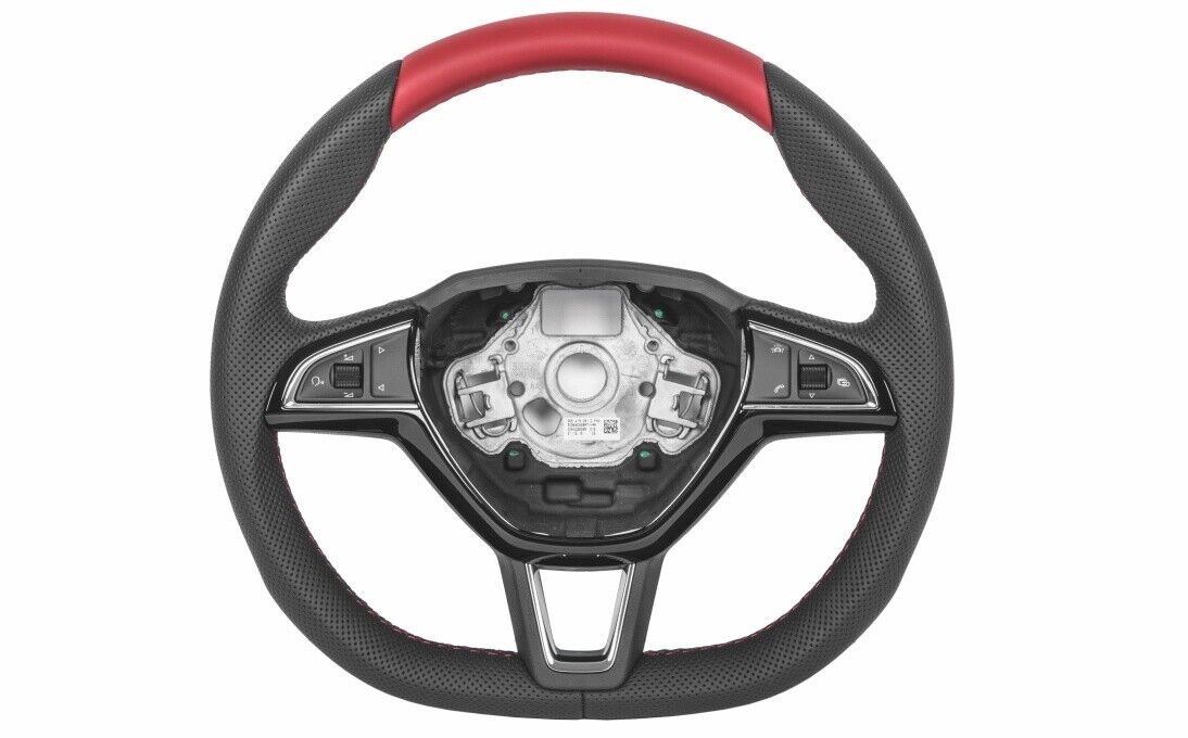 Genuine Skoda Three-spoke sports steering wheel with DSG paddles 5E0064241G FNG