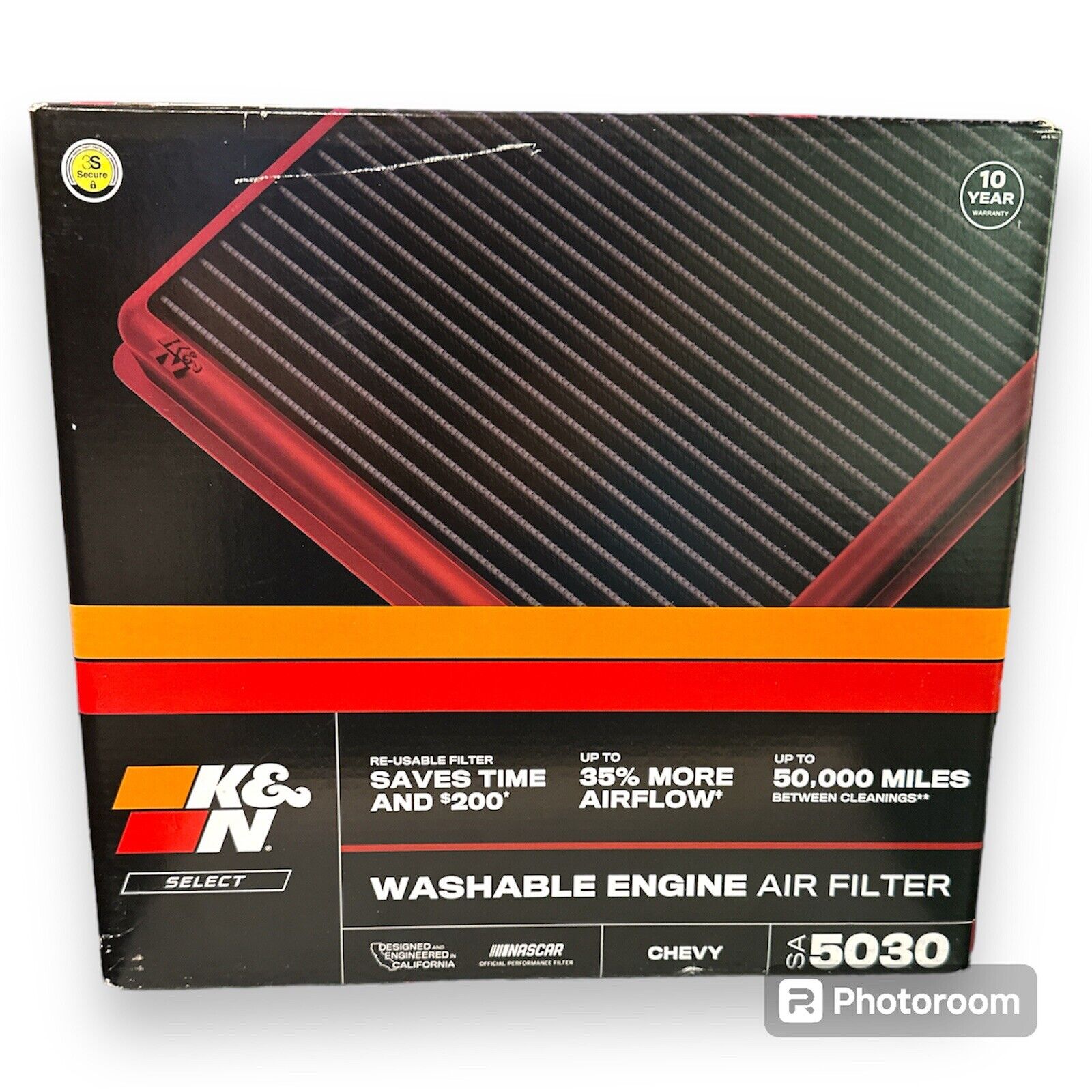 K&N Select Washable Air Filter • SA 5030 • ‘15-22 Chevrolet Colorado, GMC Canyon