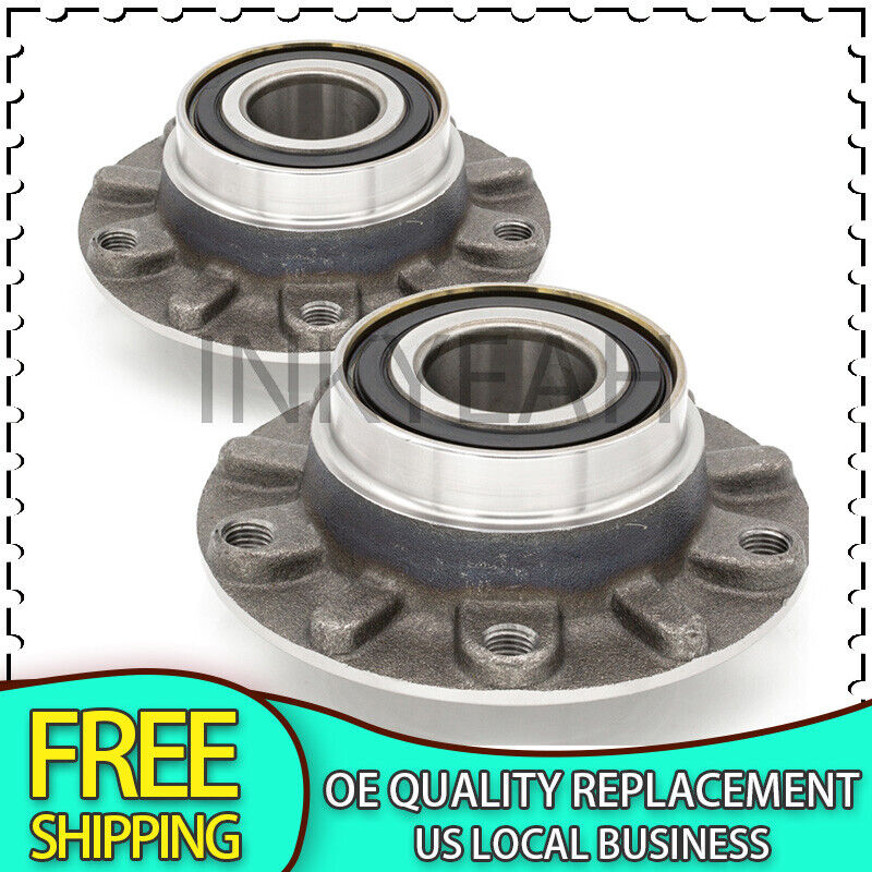 {Pair} For 1995-2001 BMW 740i 740iL 750iL w/ ABS Front Wheel Hub Bearing 513171