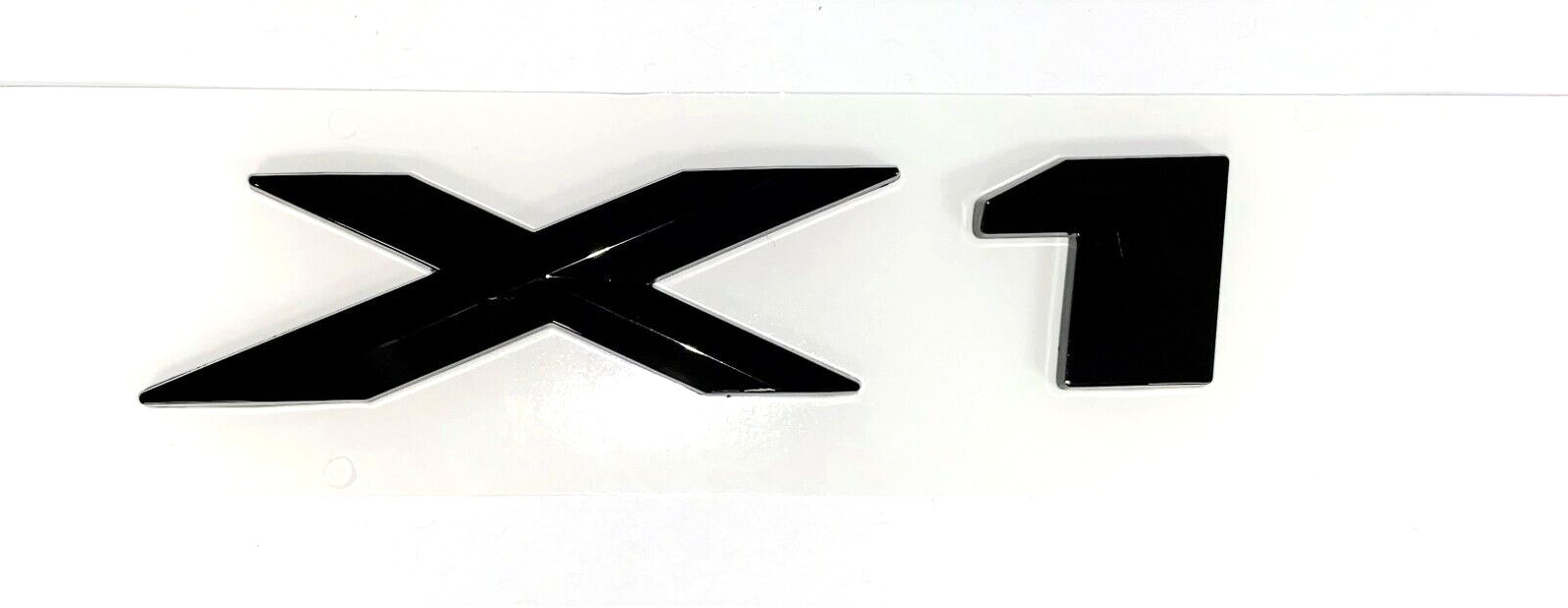 BLACK X1 FIT BMW X-1 REAR TRUNK NAMEPLATE EMBLEM BADGE NUMBERS DECAL NAME