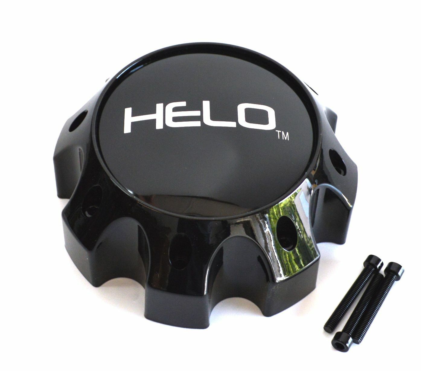 NEW Helo Gloss Black 8 Lug Wheel Center Cap HE878 HE879 HE900 HE901 HE904 Rim