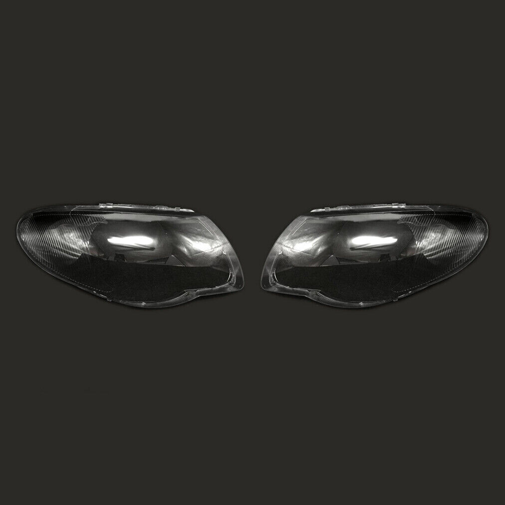 For Chrysler Grand Voyager 07-12 2Pcs of Transparent Headlight Cover Lens Shell