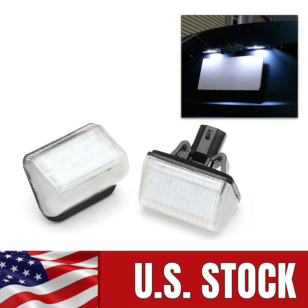 Qty2 For Mazda CX-5 CX-7 2002-2015 Led License Number Plate Lights Replacement