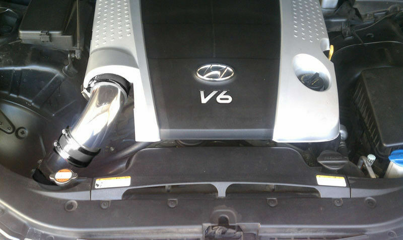 BCP BLACK For 2009-2011 Genesis Sedan 3.8L V6 Cold Air Intake Kit + Filter