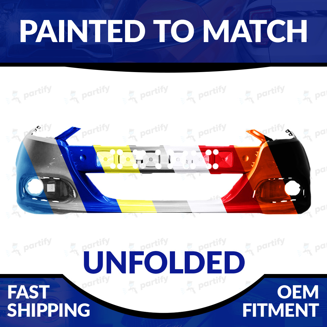 NEW Painted To Match Unfolded Front Bumper For 2013 2014 2015 2016 Dodge Dart