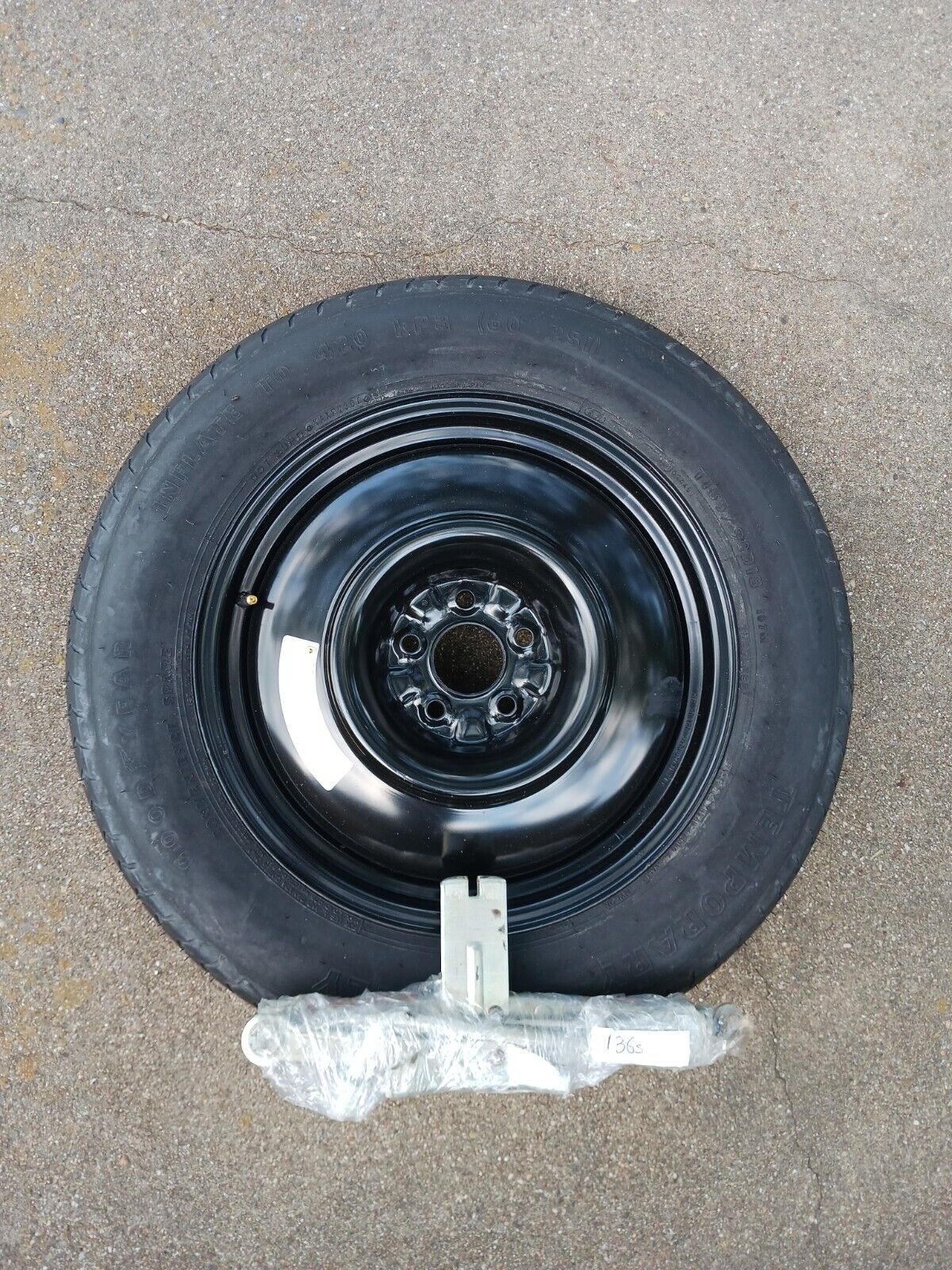 NEW 2003-2014 Nissan Murano compact spare tire with hack kit OEM