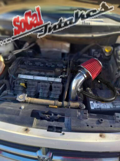 Black Red Air Intake & Filter For 07-10 Dodge Caliber 1.8L 2.0L 2.4L SE SXT RT