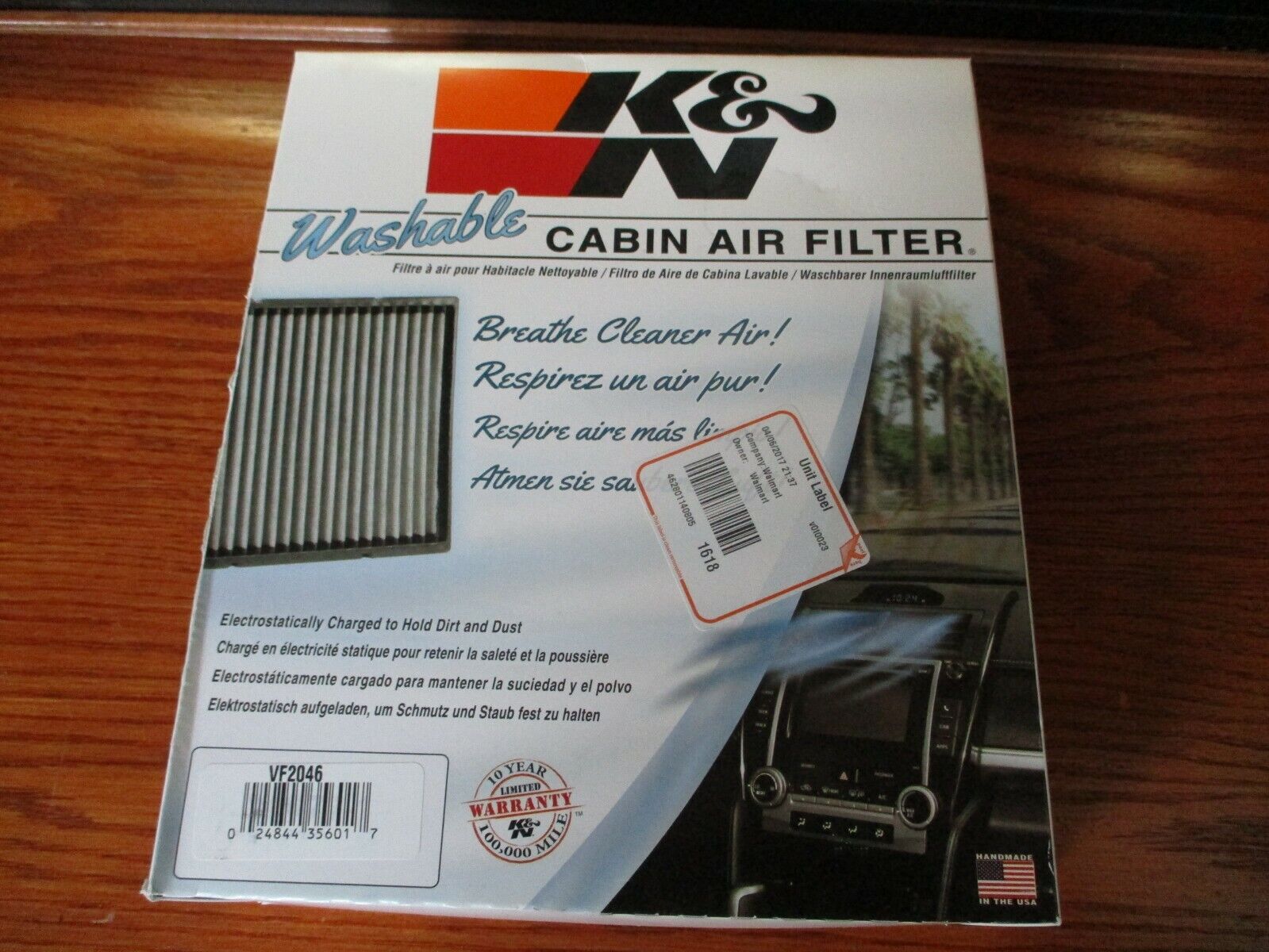 K & N Cabin Air Filter VF2046 GM Uplander Venture Terraza Aztek Rendezvou Relay