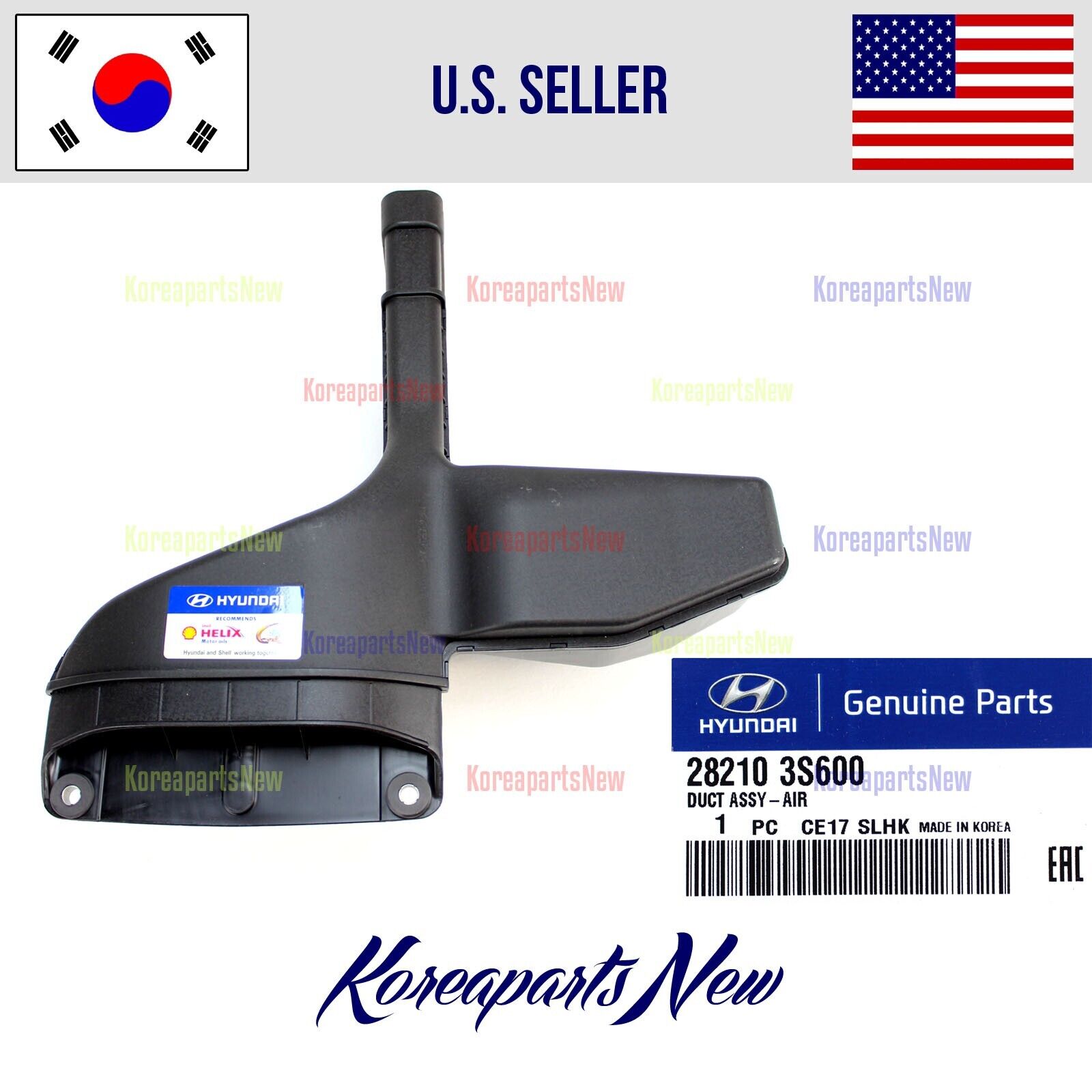 Air Cleaner Intake Inlet Duct ⭐GENUINE⭐ Hyundai Sonata 2.4L 2011-2014