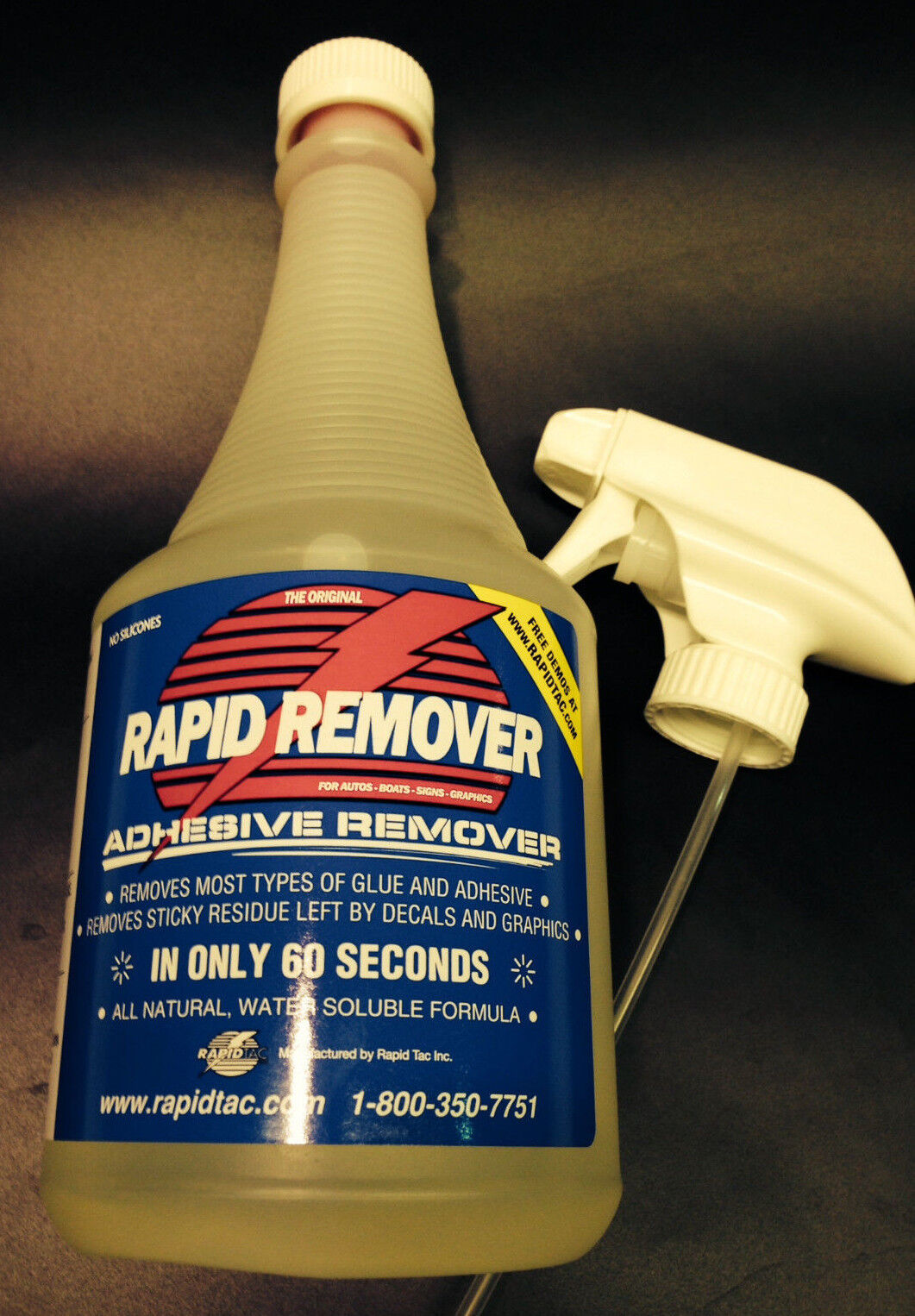 RAPID REMOVER 32 OZ BOTTLE WITH SPRAYER , IN STOCK AND READY TO SHIP