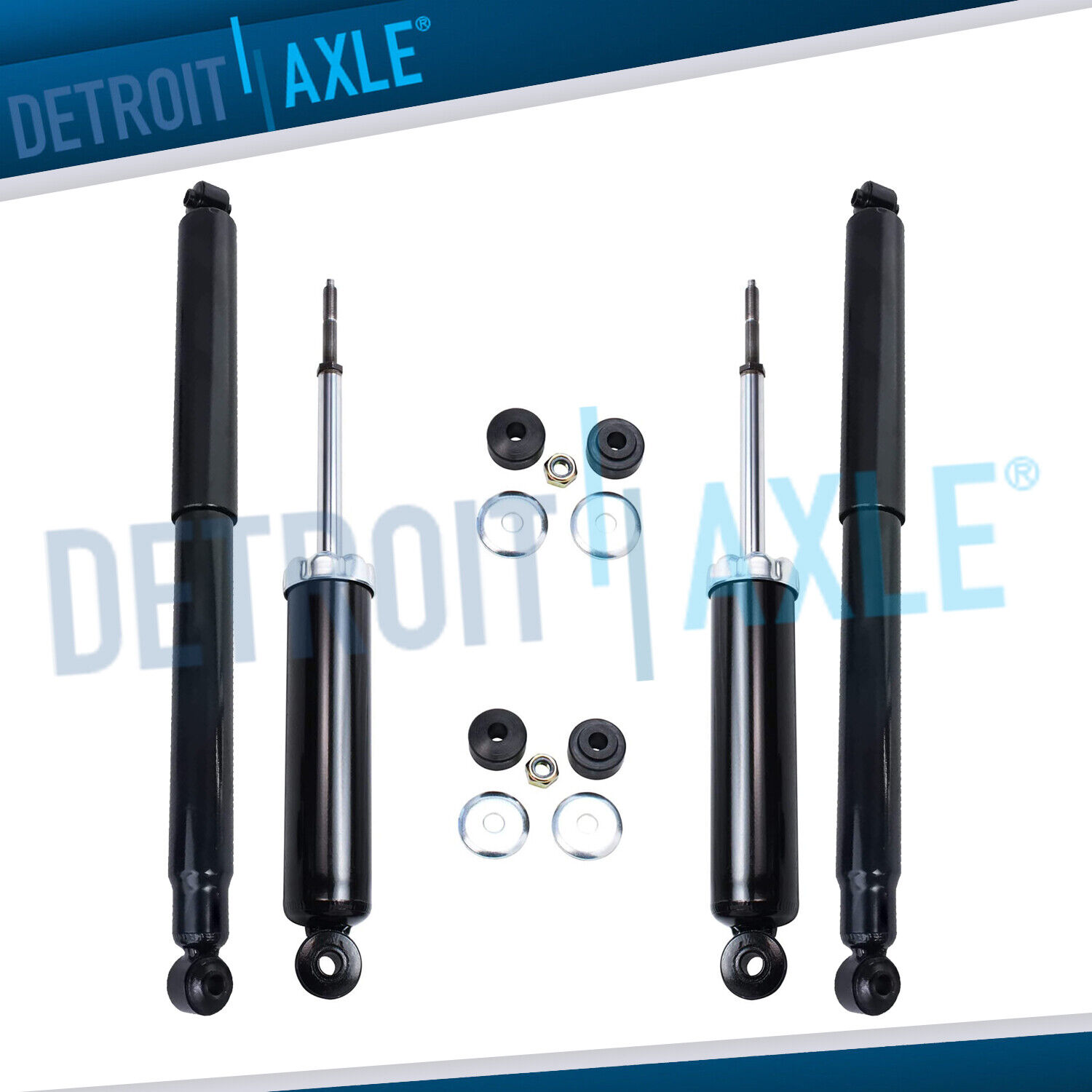 Front and Rear Shocks Absorbers Assembly for 1997 - 2003 Dodge Dakota Durango 