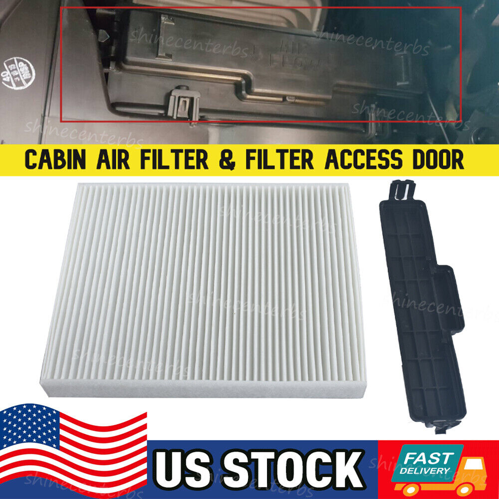 Cabin Air Filter&Filter Access Door for Dodge Ram 1500 2500 3500 4500 2011-2020